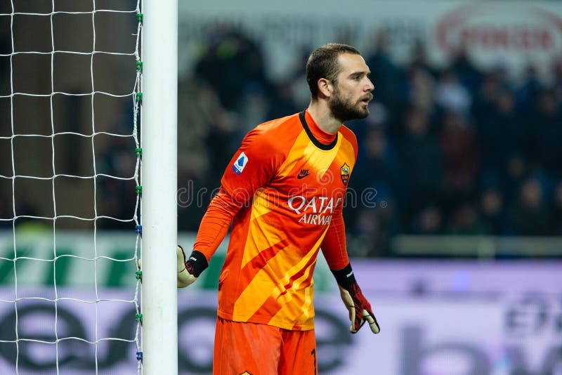 italian Serie A soccer match Atalanta vs AS Roma