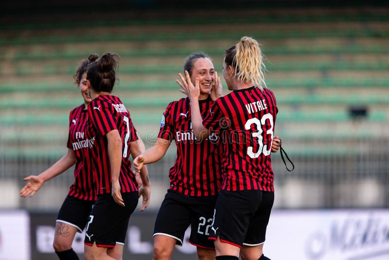 ACF Fiorentina Femminile Vs AC Milan Editorial Image - Image of giacinti,  italian: 204041255