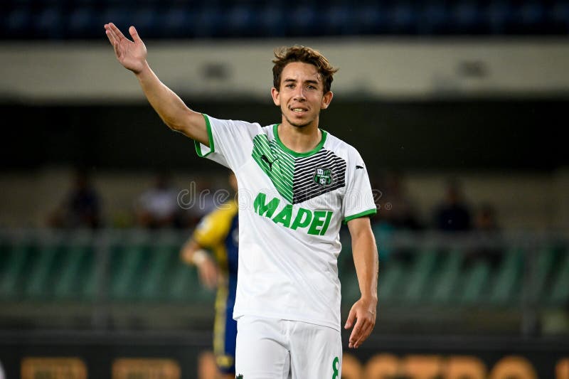 Maxime Lopex of US Sassuolo during Atalanta BC vs US Sassuolo, 10° Serie A  Tim 2022-23 game at Gewiss - Atleti Azzurri d'Italia Stadium in Bergamo (B  Stock Photo - Alamy