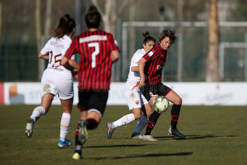 ACF Fiorentina Femminile Vs AC Milan Editorial Image - Image of giacinti,  italian: 204041255