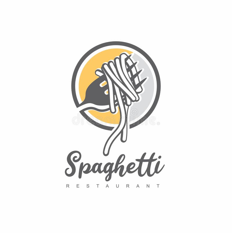 Italian spaghetti logo design