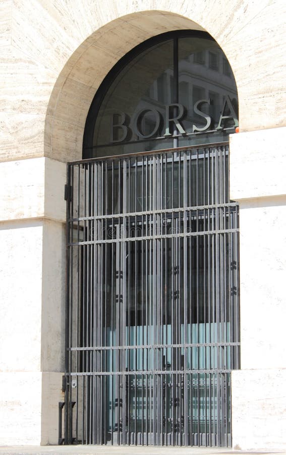 Italian Stock Exchange in Milan Stock Image Image of finance, center 13965201