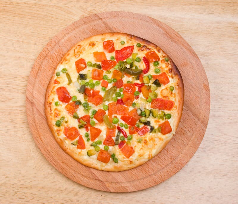 Italian vegetables pizza.Neapolitano