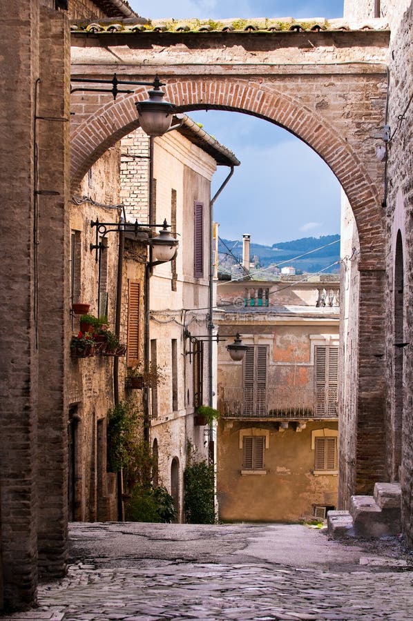 Italian village street