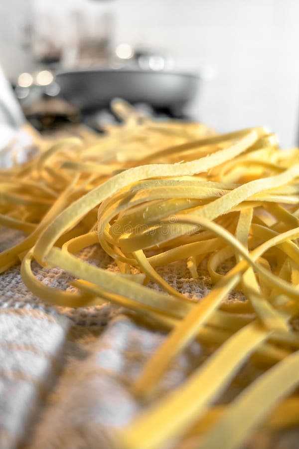 Italiano Tagliatelle Pasta fotografía de archivo Italiano Tagliatelle Pasta fotografía de archivo