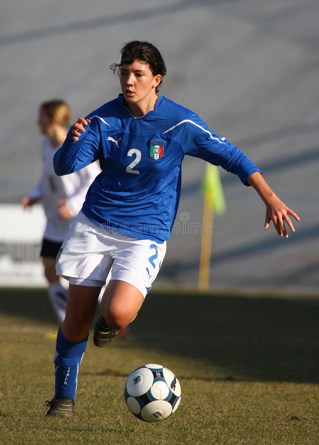 Italy - Austria, female soccer U19; friendly match