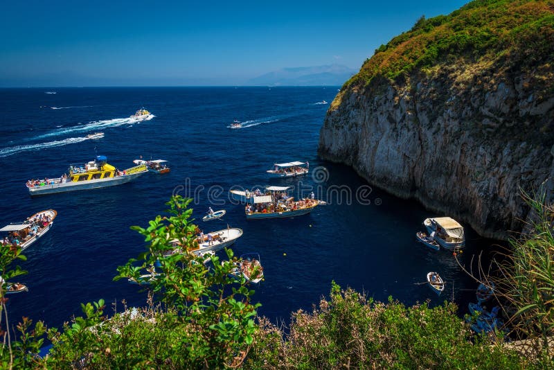 606 Blue Grotto Capri Stock Photos - Free & Royalty-Free Stock