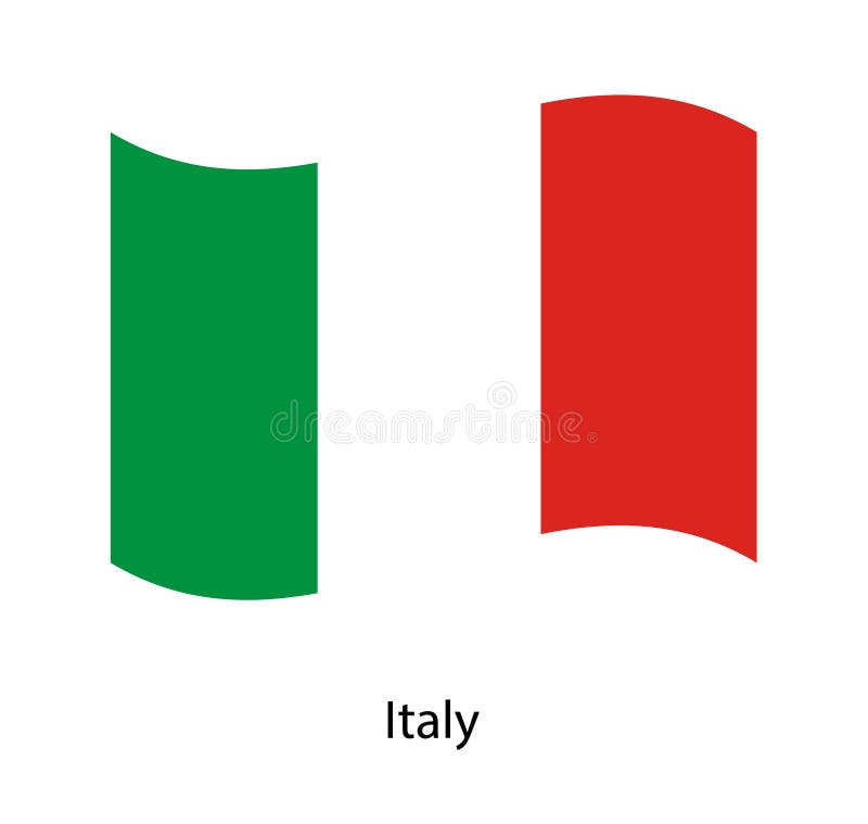 Italy White and Red Vertical Stripes . Stock Vector - nation, horizontal: 127788541