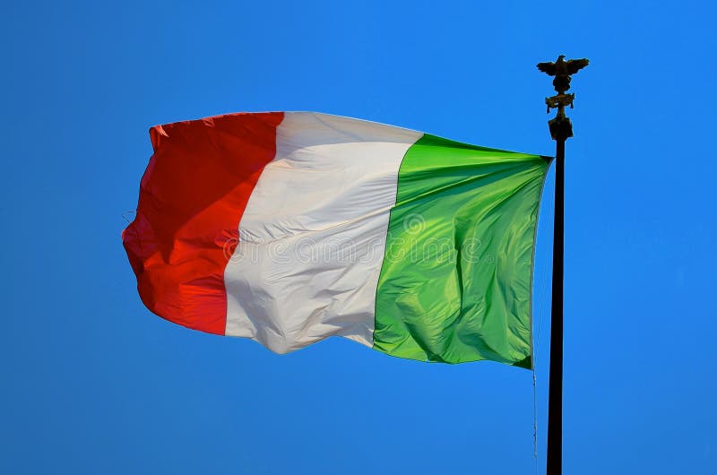Italy stock image. Image of eagle, italian, roman, flag 42269747