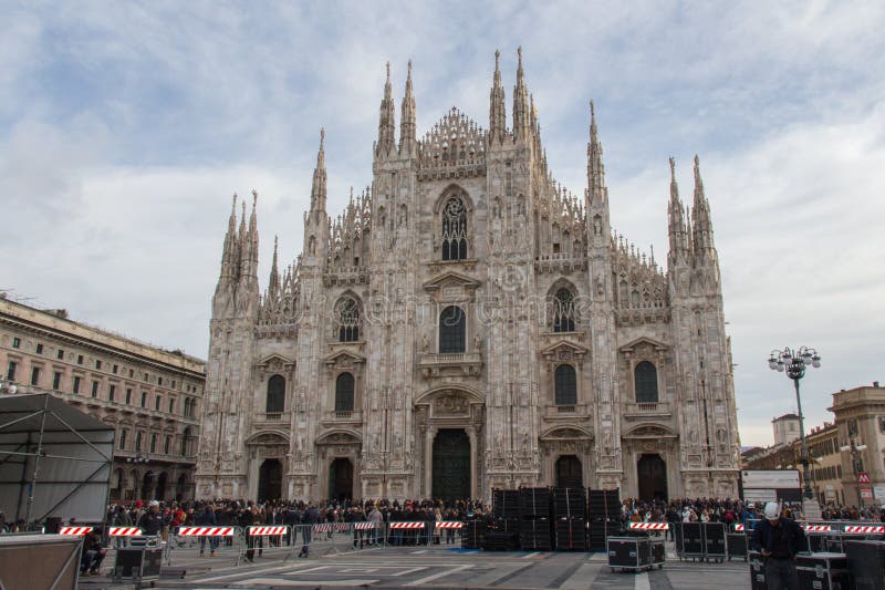 Metropolitan Cathedral-Basilica of the Nativity of Saint Mary, Milan, Lombardy, Italy stock images Metropolitan Cathedral-Basilica of the Nativity of Saint Mary, Milan, Lombardy, Italy stock images
