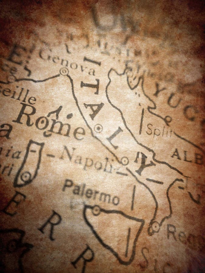 Italy Old Map