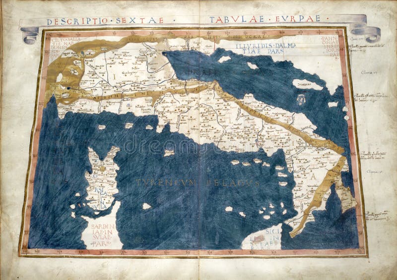 Medieval Italy Map