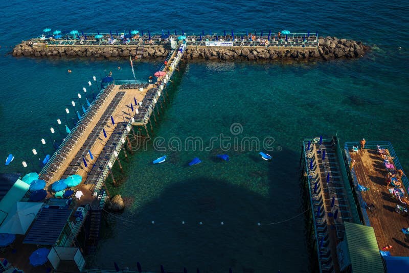 Italy - Overlook at the Swimming Hole - Sorrento Italy