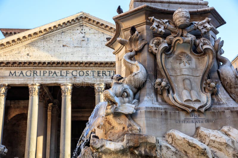 italy pantheon rome royaltyfria foton italy pantheon rome royaltyfria foton