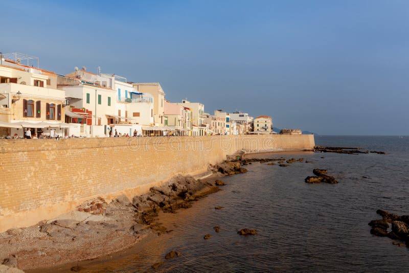 Sardinia Alghero Muralla De L Hospital Editorial Stock Image Image Of Alghero Names 44971904