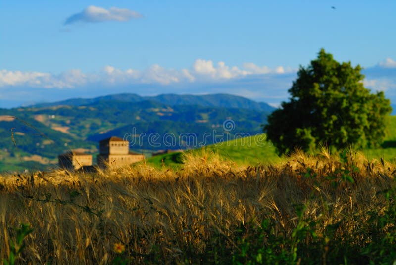 Italy scenisk sikt arkivbilder