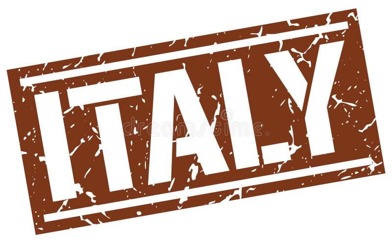 Italy stamp stock vector. Illustration of travel, vector - 120852974