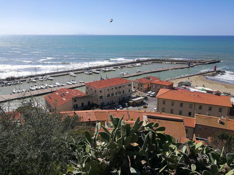 Italy, Tuscany, Castiglione Della Pescaia, Maremma Tuscany, Panoramic ...