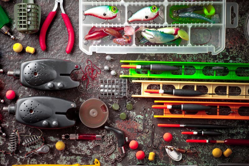 Items for Fishing Rods Reels Stock Image Image of equipment