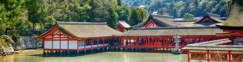 Itsukushima Shinto Shrine, Miyajima, Japan stock image Itsukushima Shinto Shrine, Miyajima, Japan stock image