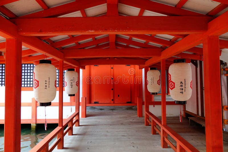 Itsukushima Shrine at Miyajima island, Japan stock photo Itsukushima Shrine at Miyajima island, Japan stock photo