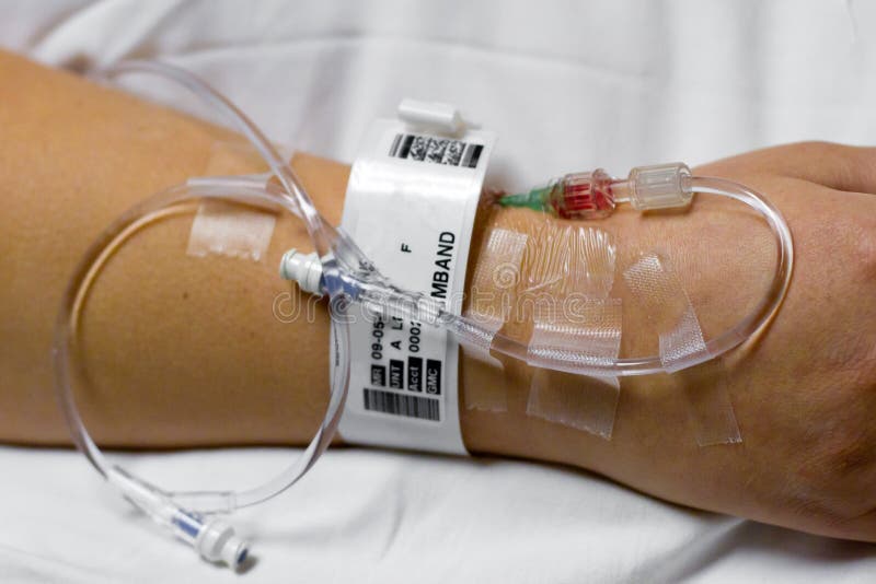 IV in an Arm stock photo. Image of hospital, antibiotics 