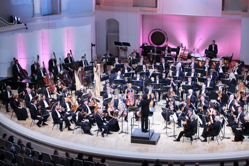 IV Grand Festival of Russian National Orchestra royalty free stock photos IV Grand Festival of Russian National Orchestra royalty free stock photos