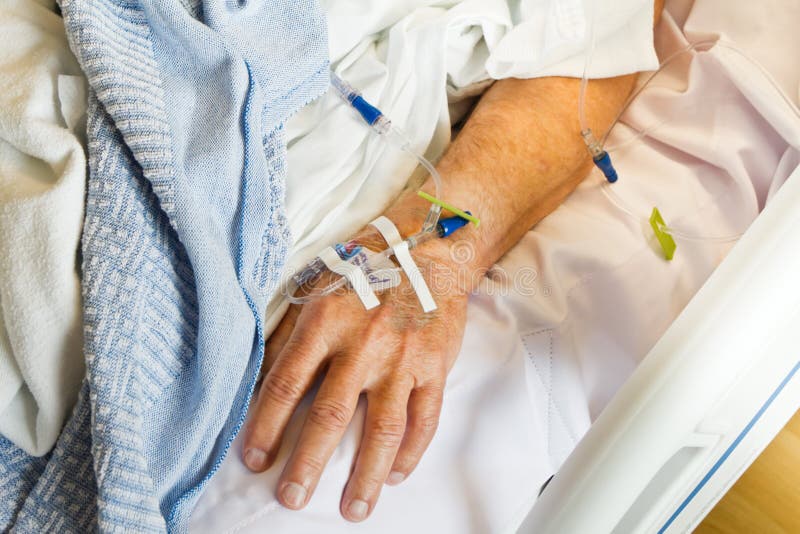 Iv In Hospital Patient Hand Stock Image Image Of Admitted Drip 21494277