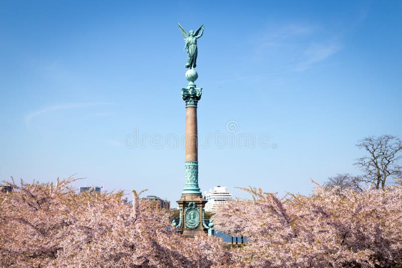 Ivar Huitfeldt Column, Kopenhagen royalty-vrije stock afbeelding Ivar Huitfeldt Column, Kopenhagen royalty-vrije stock afbeelding
