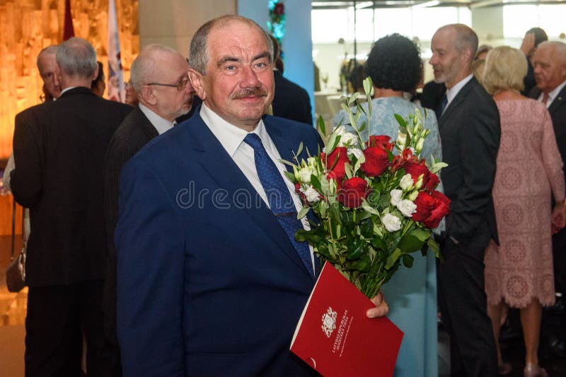 Ivars Bickovics prezes sądu sąd najwyższy republika Latvia obraz stock Ivars Bickovics prezes sądu sąd najwyższy republika Latvia obraz stock