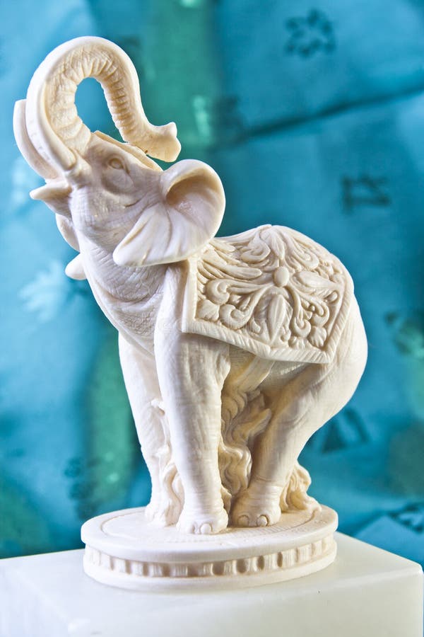 Ivory Elephant Statue