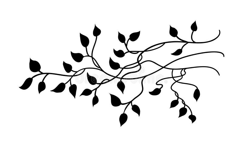 Decorative Vines Vector Eps Hand Drawn, Vector, Eps, Logo, Icon, Silhouette  Illustration by Crafteroks for Different Uses. Visit M Stock Vector -  Illustration of vector, icon: 146465925