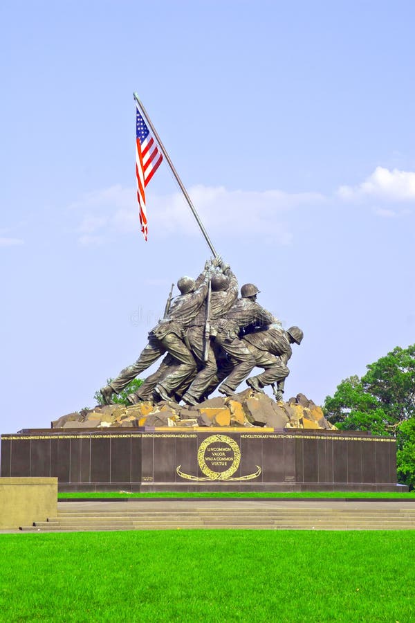 Iwo Jima Memorial in at Marine Corps War Memorial Park in Arlington, VA. Iwo Jima Memorial in at Marine Corps War Memorial Park in Arlington, VA