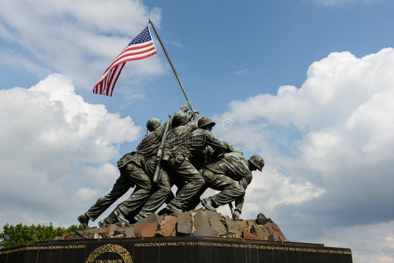 Iwo Jima Memorial immagine stock libera da diritti Iwo Jima Memorial immagine stock libera da diritti