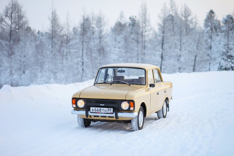 Izh Moskvitch 412 editorial stock image. Image of restored - 247071239