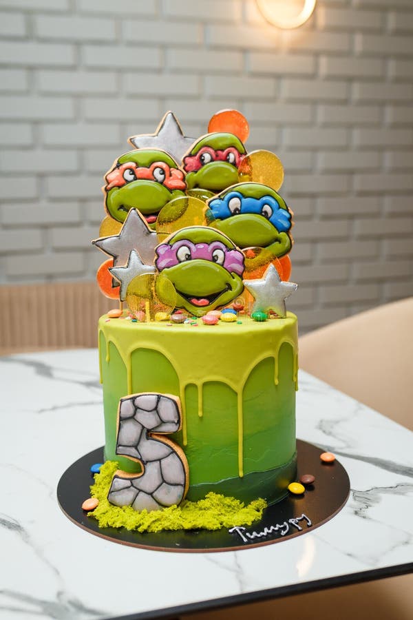 Gâteau tortue ninja pour anniversaire d'Anton - Le blog de