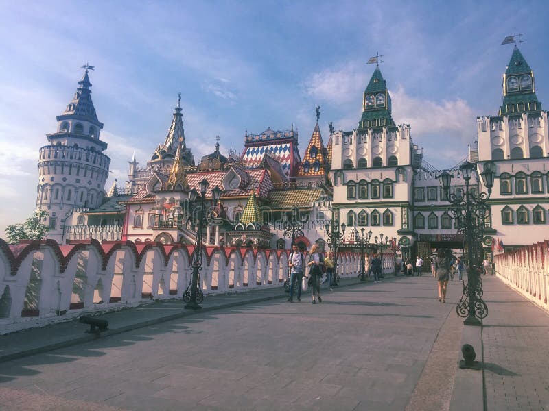 izmailovo kremlin moscow arkivbild izmailovo kremlin moscow arkivbild
