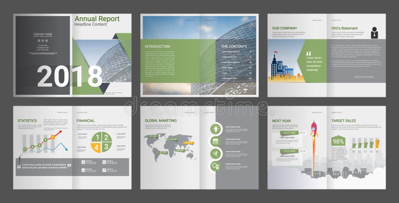 Jaarverslag, Bedrijfprofiel, Bureau Brochure, Multifunctioneel presentatiemalplaatje