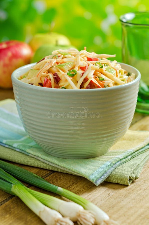 Jabłczany Coleslaw obraz stock Jabłczany Coleslaw obraz stock