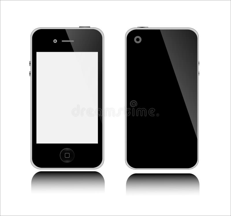 Apple iphone with black colored housing. Apple iphone with black colored housing.