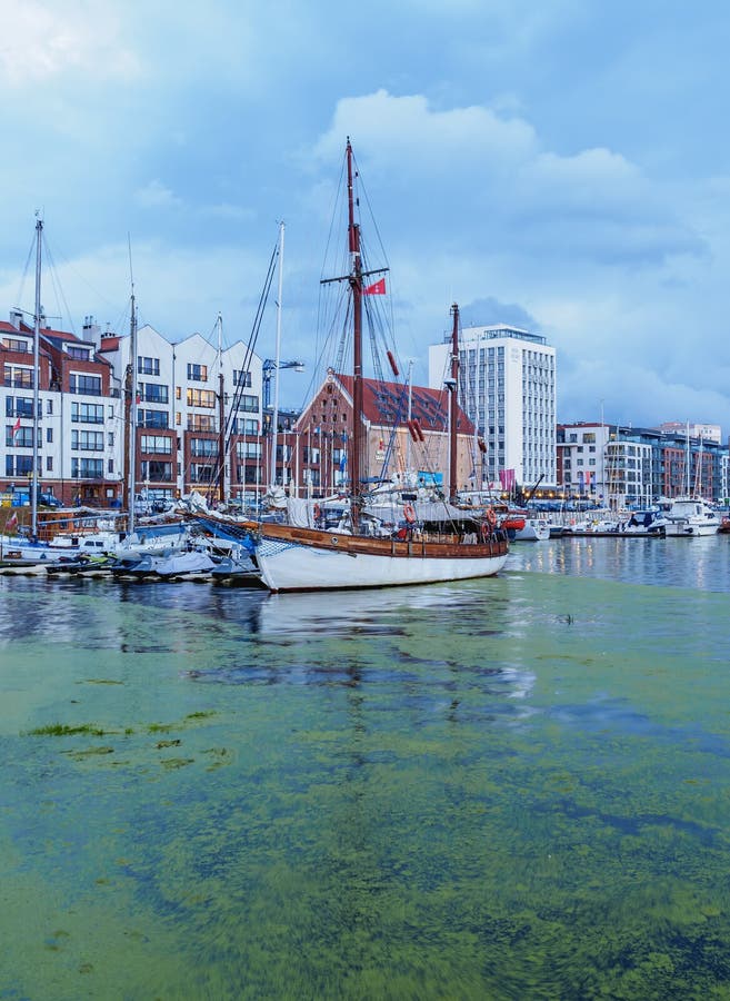 Jachthafen Gdansk lizenzfreie stockbilder Jachthafen Gdansk lizenzfreie stockbilder