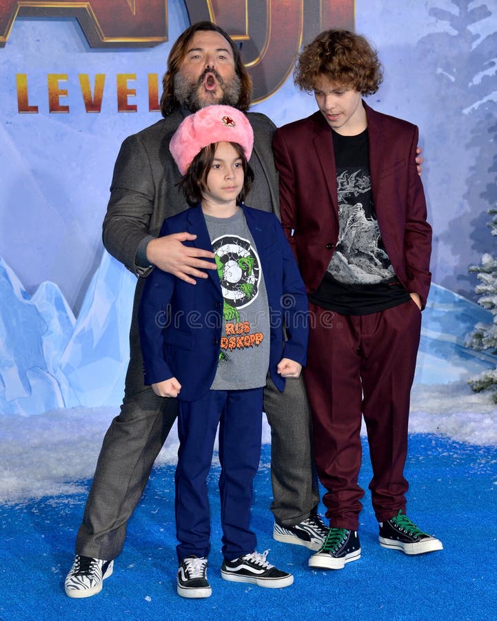 Tanya Haden Jack Black Son Thomas Editorial Stock Photo - Stock Image