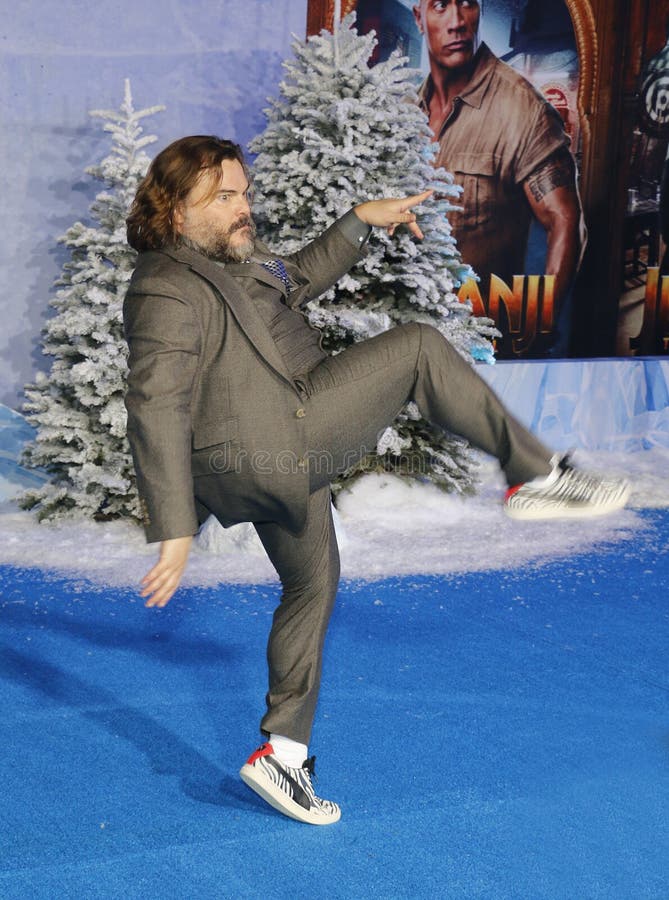 I was photographing Jack Black at the premiere of Jumanji in