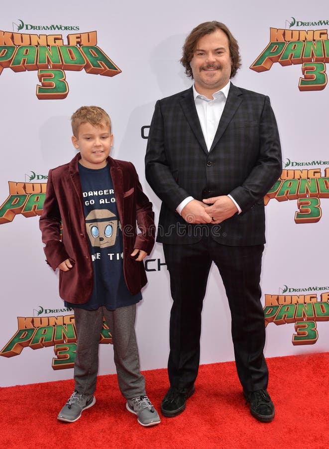 Jack Black Y Samuel Jason Black Fotografa Editorial - Imagen De Fama