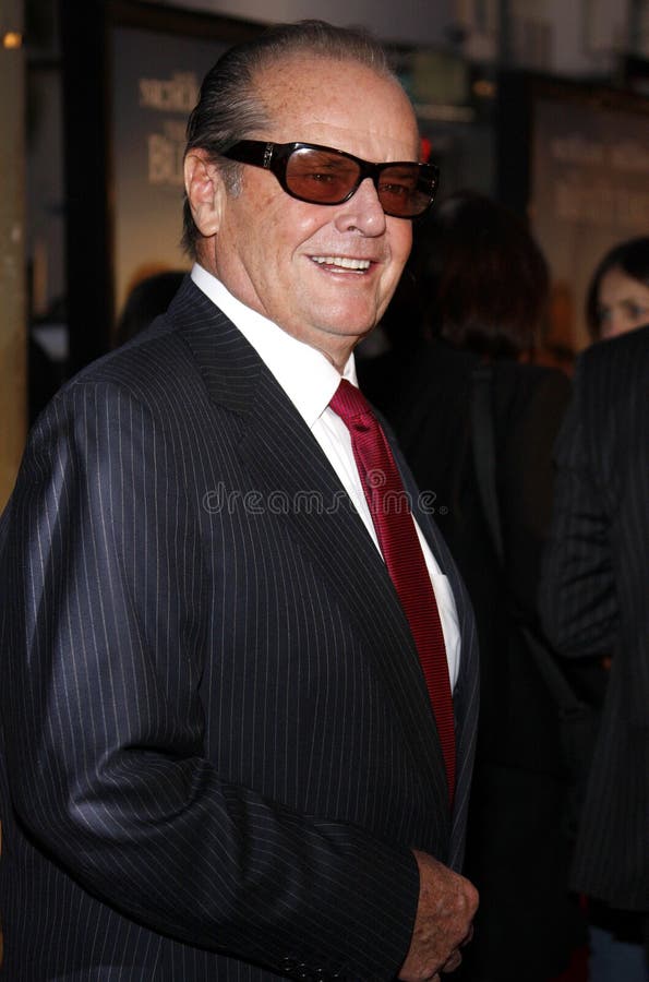 Jack Nicholson fotografia editorial. Imagem de beverly - 24290407