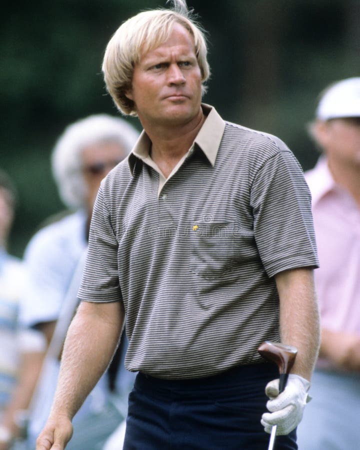 Vintage image of golf Jack Nicklaus. (Image from color slide.). Vintage image of golf Jack Nicklaus. (Image from color slide.)