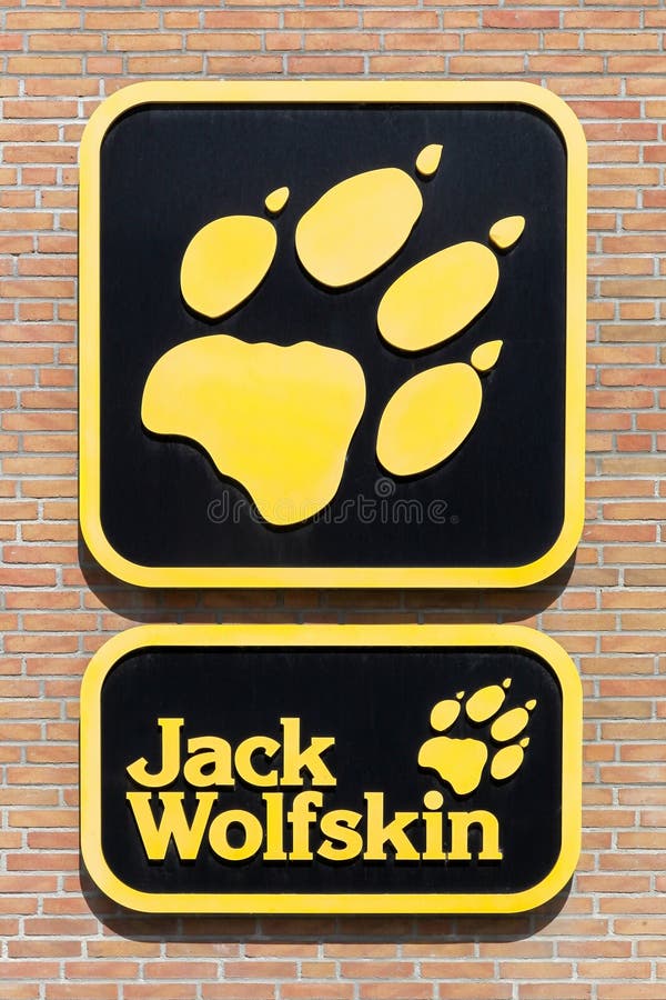 Jack Wolfskin store logo editorial image. Image of billboard - 110149345