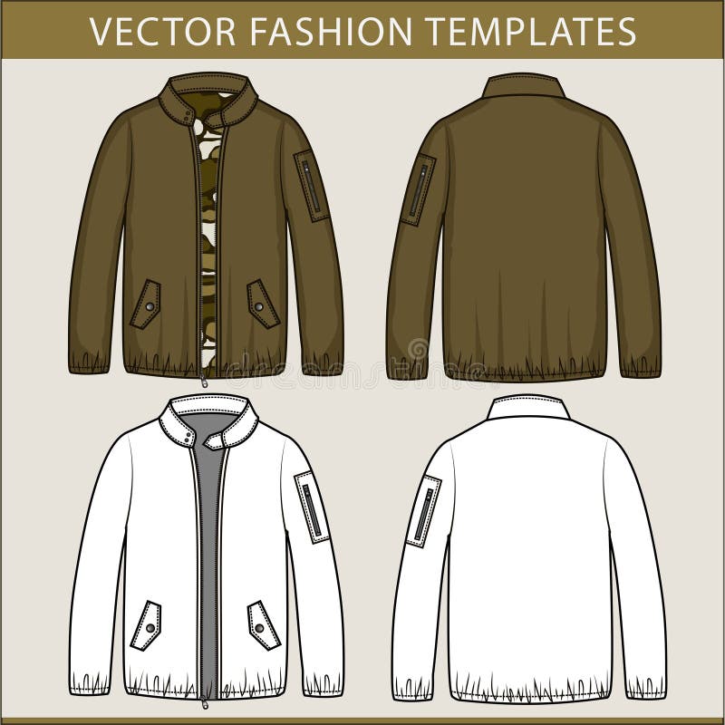 Download Jacket Template Stock Illustrations - 11,114 Jacket ...