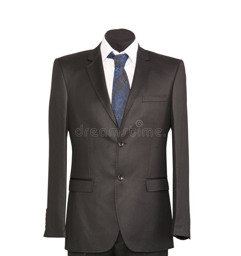 Jacket and tie stock photo. Image of isolated, color - 20858788