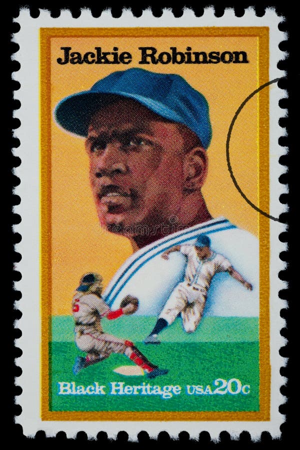 Jackie Robinson Postage Stamp royalty free stock photos